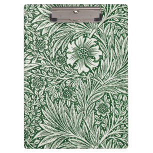 Porte-bloc william morris marigold fleurs vertes