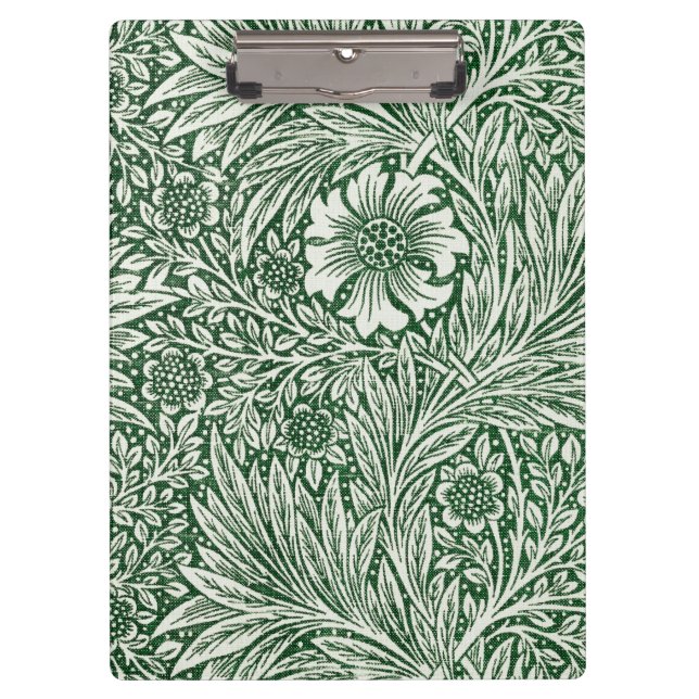 Porte-bloc william morris marigold vert floral fleur (Devant)