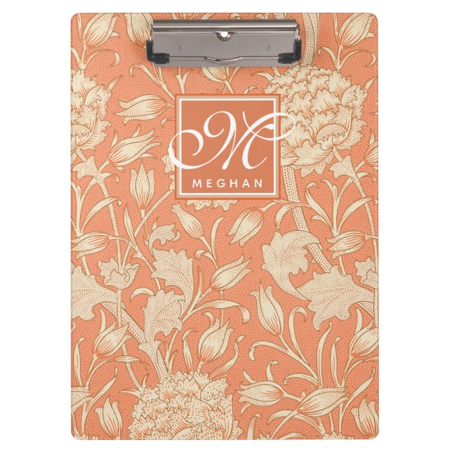 Porte-bloc William Morris - Monogramme de tulipes sauvages Ar (Devant)