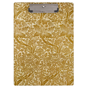 Porte-bloc William Morris Rose & chardon Floral Golden