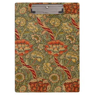 Porte-bloc William Morris Wandle Anglais Floral Damask Design