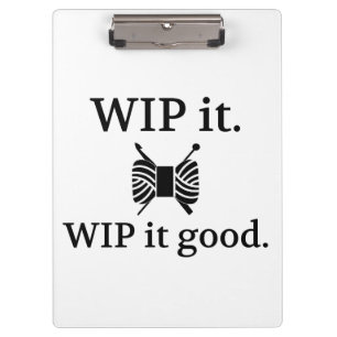 Porte-bloc WIP It Good ・ Knit Crochet Crafts