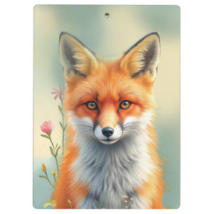 Porte-bloc Yeux saisissants d'un renard roux rusé