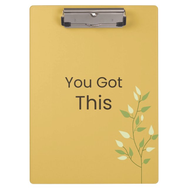 Porte-bloc You Got This Motivational Clipboard (Devant)