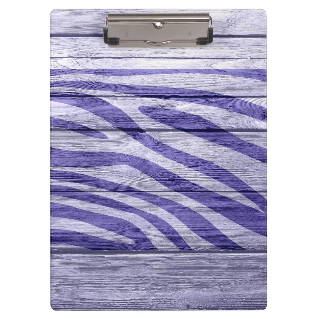 Porte-bloc Zebra Imprimer sur le bois #5 (Devant)