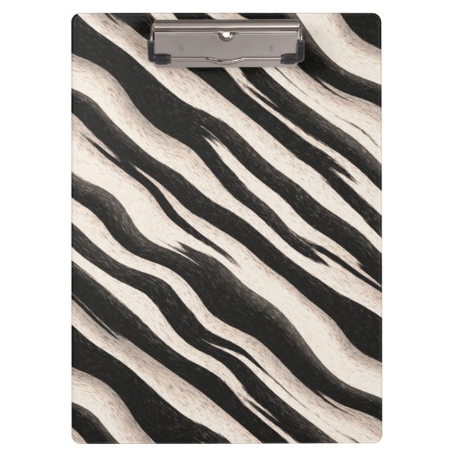 Porte-bloc Zebra raye une texture transparente + vos idées (Devant)
