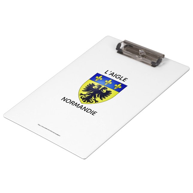Porte-blocs avec le blason de L'Aigle - Normandie (Incliné)