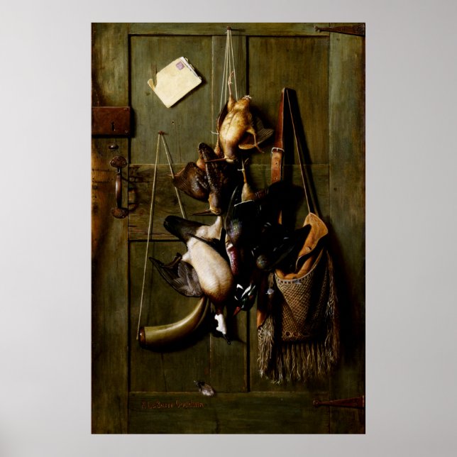 Porte cabine tableau de la Vie morte avec canards (Devant)