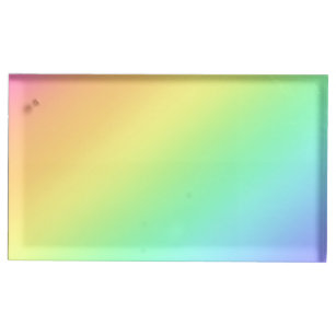Porte-cartes De Table Titulaire de carte de Mariage Rainbow Gradient