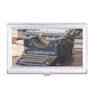 Porte-cartes De Visite Machine à écrire antique