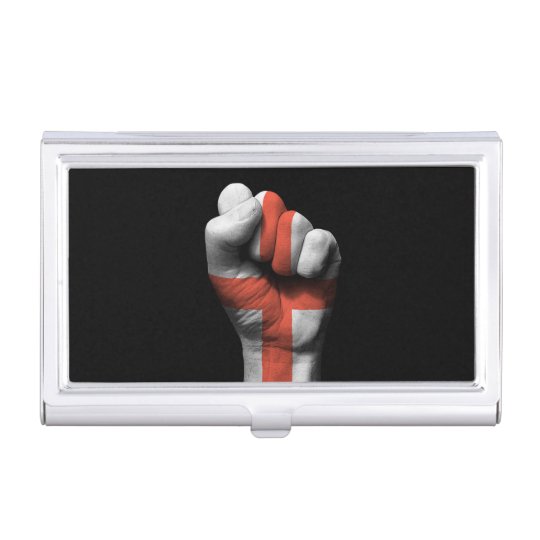 Porte Cartes De Visite Poing Serre Augmente Avec Le Drapeau Anglais Zazzle Fr Porte Cartes De Visite Poing Serre Augmente Avec Le Drapeau Anglais Zazzle Fr