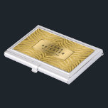 Porte-cartes De Visite Zebra Or moderne Grandes et Motif de Parties scint<br><div class="desc">Elégante parties scintillant dorée moderne et scintille avec l'or abstrait zèbre rayures motif poster de animal. Modèle de porte-carte de visite entièrement personnalisable. Carte de visite correspondant disponible, et tout produit correspondant que vous aimez mais ne le trouvez pas. Si vous avez besoin d'aide pour customiser, changer de couleur ou...</div>