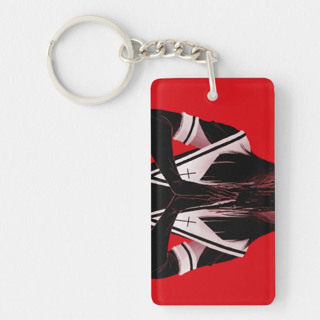 Porte-clé an acrylique | Dieu | FLO (Devant)