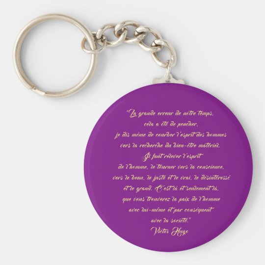 Porte Cle Citation Victor Hugo Zazzle Fr