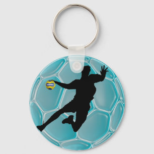 Porte-clé de handball moderne