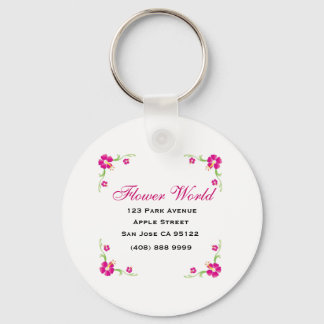 Porte-clé de promotion pour fleuriste