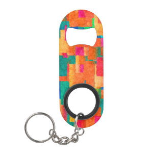 Porte-clé Décapsuleur Abstrait