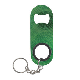 Porte-clé Décapsuleur Acceptation   Médaillons de méditation verte