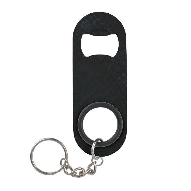Porte-clé Décapsuleur Acceptation | Texture foncée Shibori (Devant)