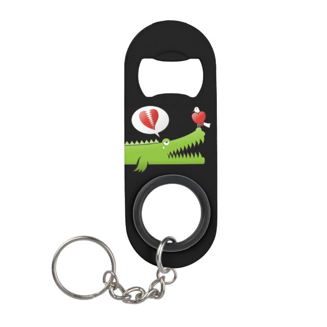 Porte-clé Décapsuleur Alligator dans Love Porte - clé Bottle Opener (Devant)