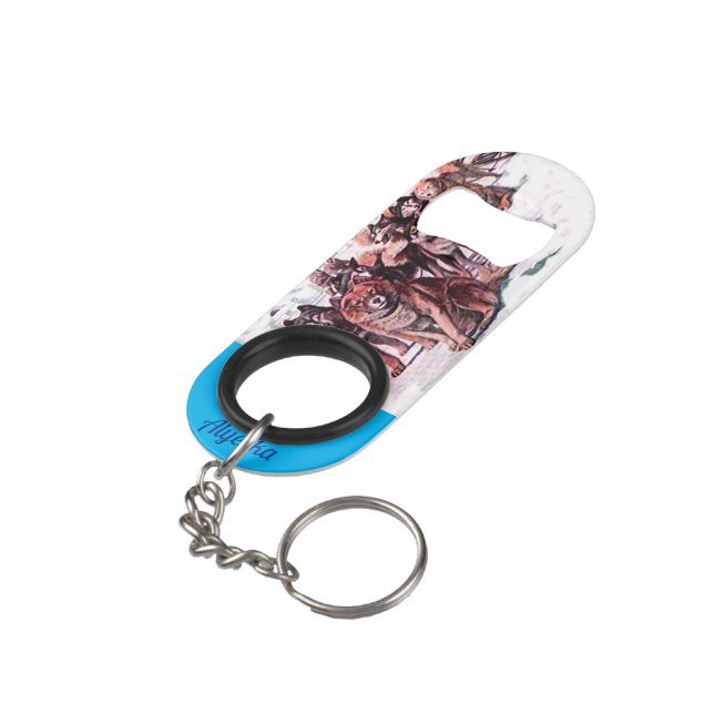 Porte-clé Décapsuleur Alyeska (angle arrière)