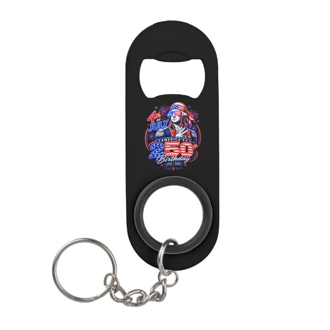 Porte-clé Décapsuleur Amérique 250 Deuce (Devant)
