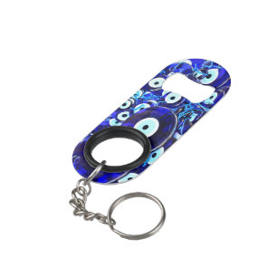 Porte-clé Décapsuleur Amulettes des yeux bleus