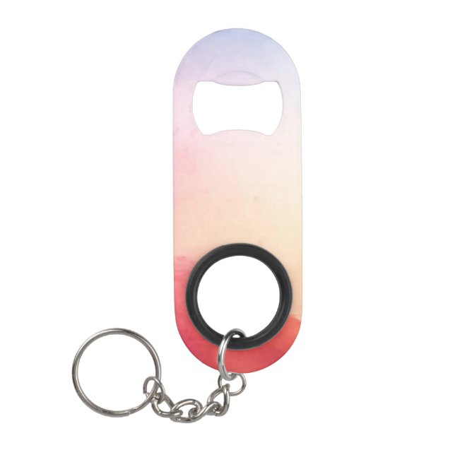 Porte-clé Décapsuleur Aquarelle (Devant)