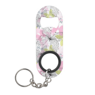 Porte-clé Décapsuleur Arrière - plan avec le papillon