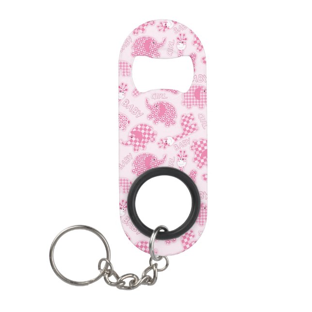 Porte-clé Décapsuleur arrière - plan de bébé (Devant)