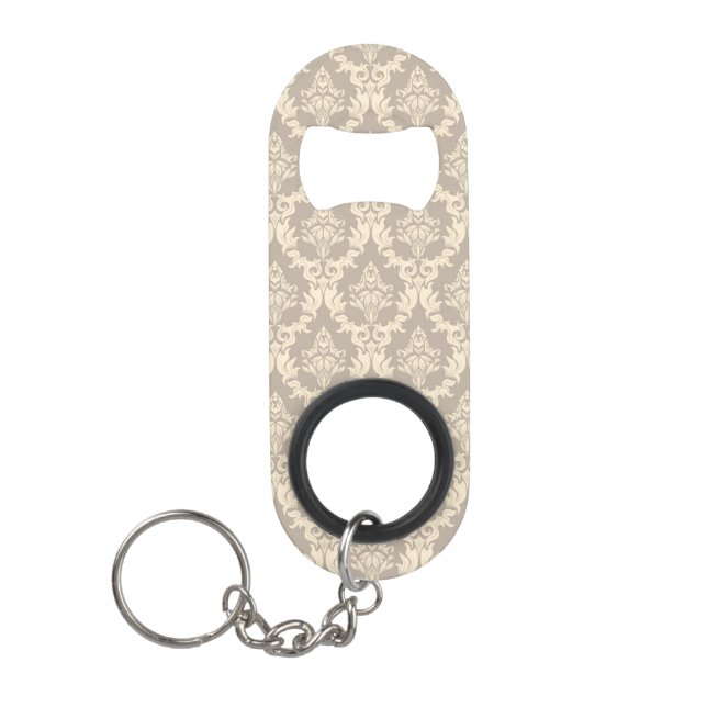 Porte-clé Décapsuleur Arrière - plan de damassé (Devant)