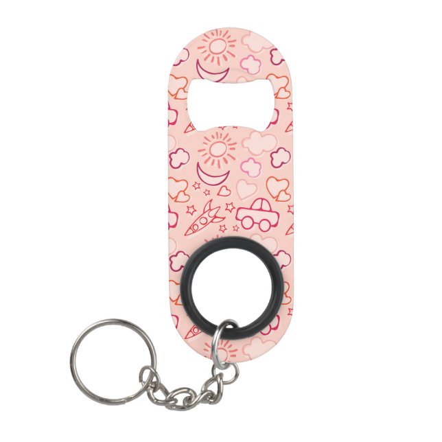 Porte-clé Décapsuleur arrière - plan de jouet (Devant)