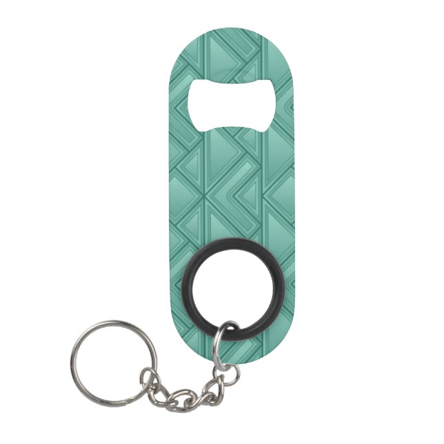 Porte-clé Décapsuleur Arrière - plan de mosaïque (Devant)