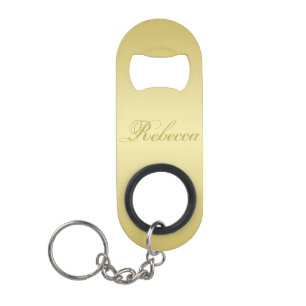 Porte-clé Décapsuleur Arrière - plan doré glamour Nom du Modèle personna