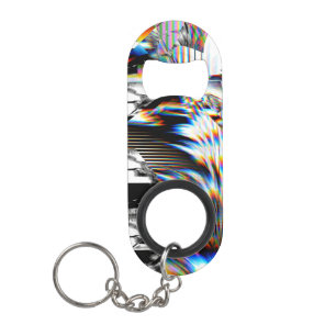 Porte-clé Décapsuleur Attaque arc-en-ciel