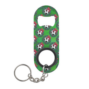 Porte-clé Décapsuleur Balle de football Noël