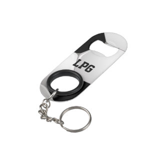 Porte-clé Décapsuleur Ballon de football du football de monogramme