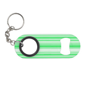Porte-clé Décapsuleur Bandes vert printemps
