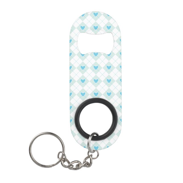 Porte-clé Décapsuleur Beau Jacquard (Devant)