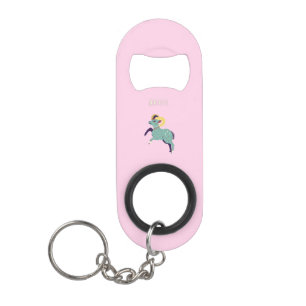 Porte-clé Décapsuleur Bélier rose, zodiaque, impression signe du zodiaqu
