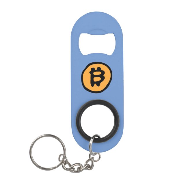 Porte-clé Décapsuleur bitcoin (Devant)