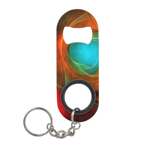 Porte-clé Décapsuleur Blue Eye Moderne Abstrait Art Cool Motif #16