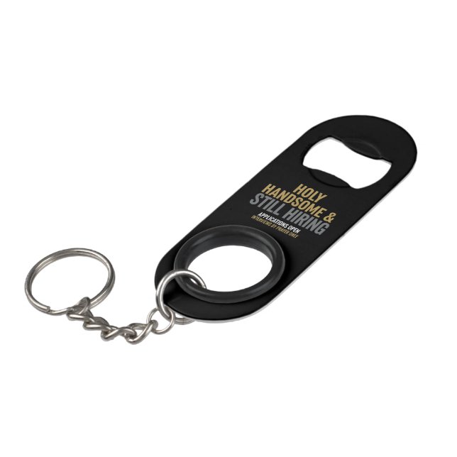 Porte-clé Décapsuleur Bottle Opener Keychain For Single Christian Men (Devant Angle)