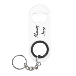 Porte-clé Décapsuleur Bouteille de vin de jus de maman et ouvre-boîte