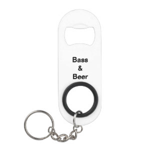Porte-clé Décapsuleur Bouteille en acier inoxydable Ouvert basse de pêch