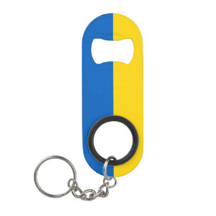 Porte-clé Décapsuleur Bouteilles de pop avec Ukraine Fierté patriotique