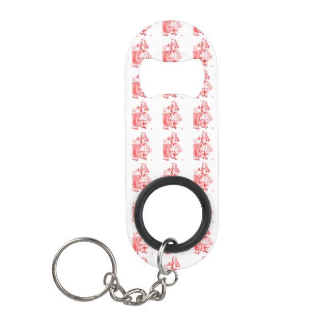Porte-clé Décapsuleur Buvez-moi (Alice) (Devant)