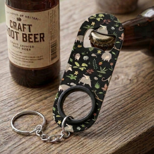 Porte-clé Décapsuleur Cadeau drôle de père Opossum Raton laveur original