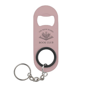 Porte-clé Décapsuleur Cadeau Personnalisé au Nom du Club de Lecture