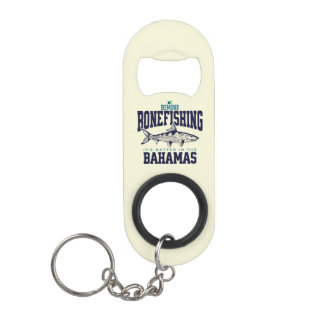 Porte-clé Décapsuleur Cadeau souvenir Bahamas : Bimini Bahamas Bonefishi